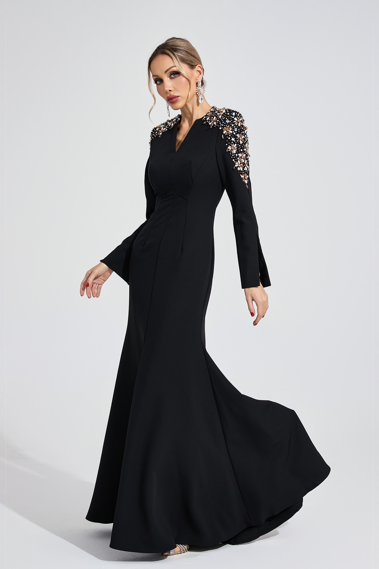 Drift Black Pearl Maxi Dress