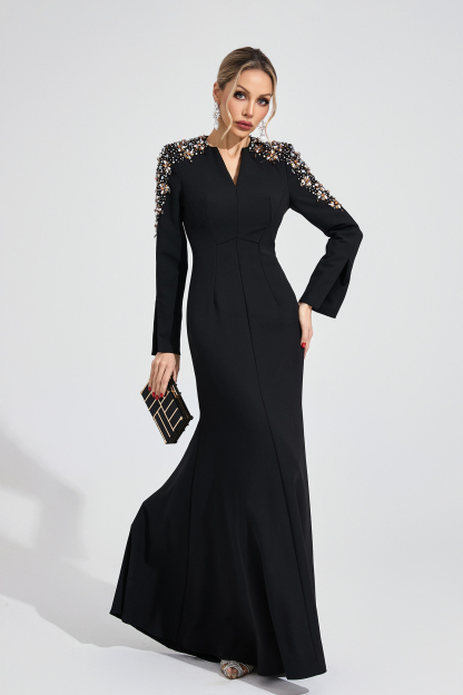 Drift Black Pearl Maxi Dress