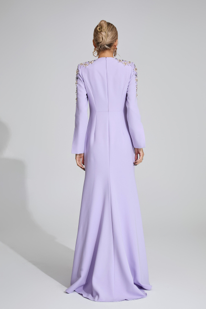 Drift Purple Pearl Maxi Dress