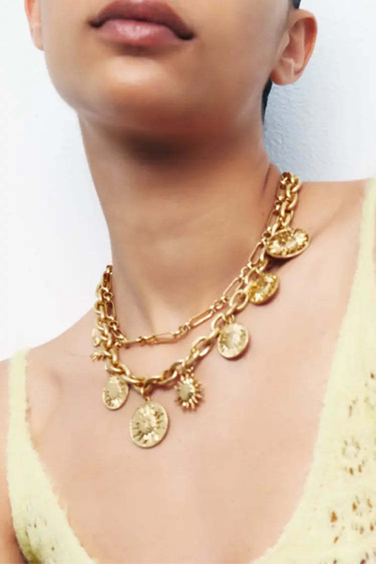 Commons Golden Sun Necklace