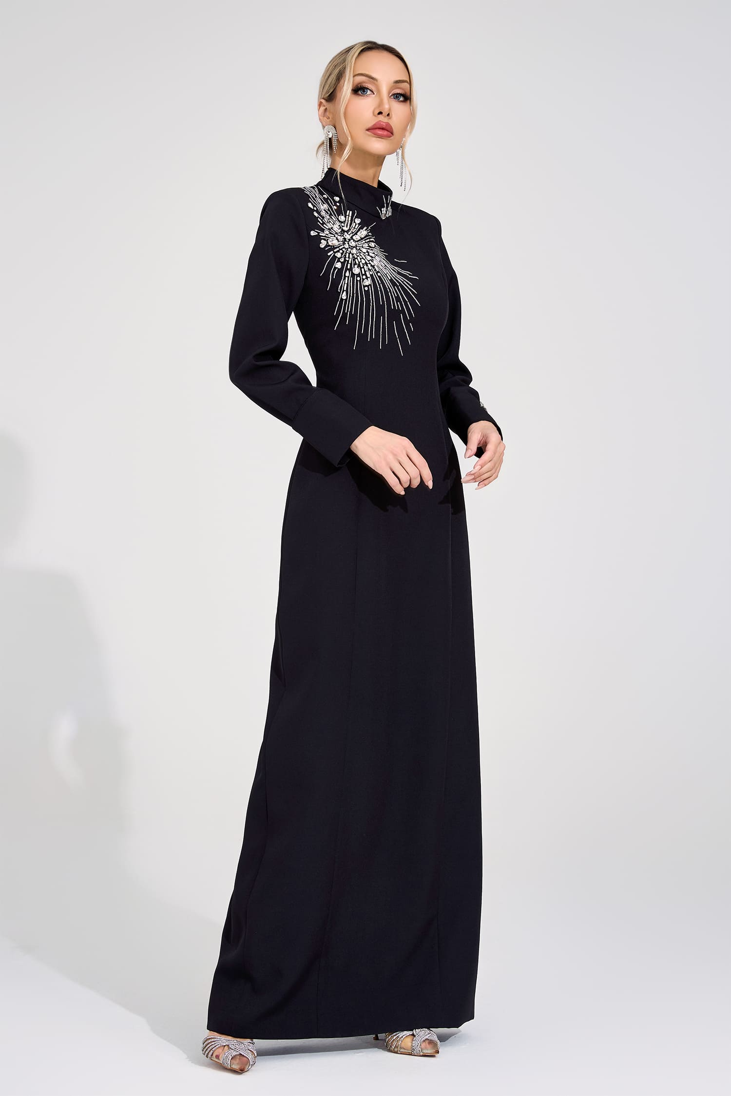 Dante Black Diamond Maxi Dress