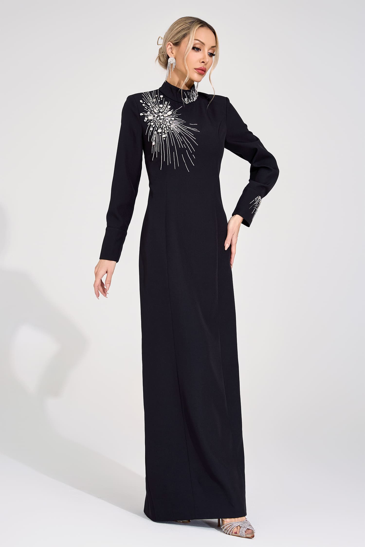 Dante Black Diamond Maxi Dress