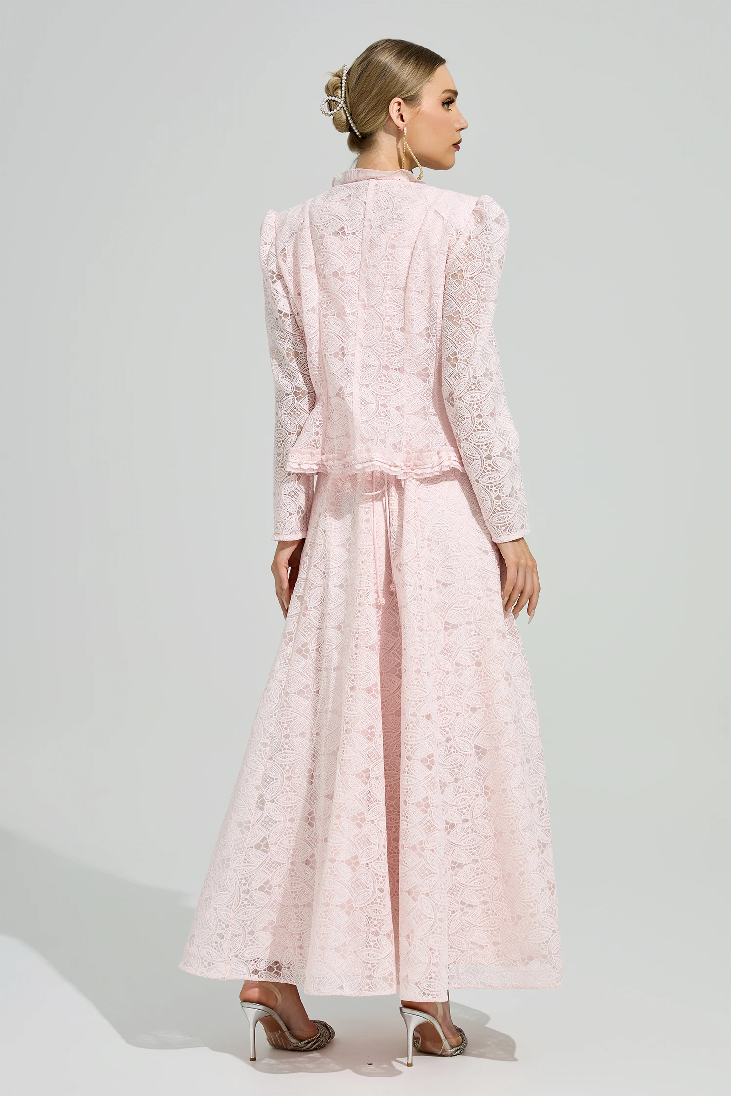 Maeve Pink Lace Set
