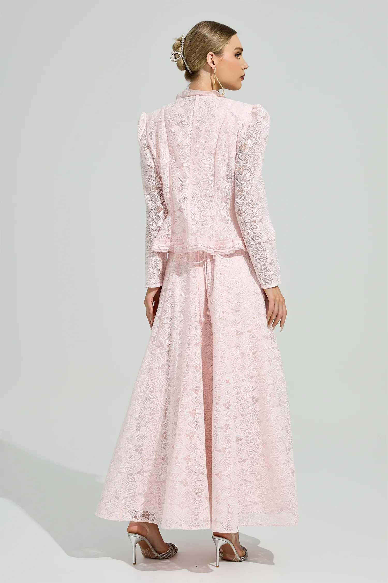 Maeve Pink Lace Set