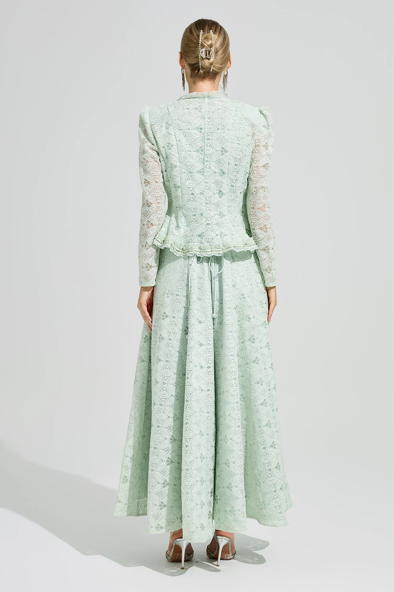 Maeve Green Lace Set