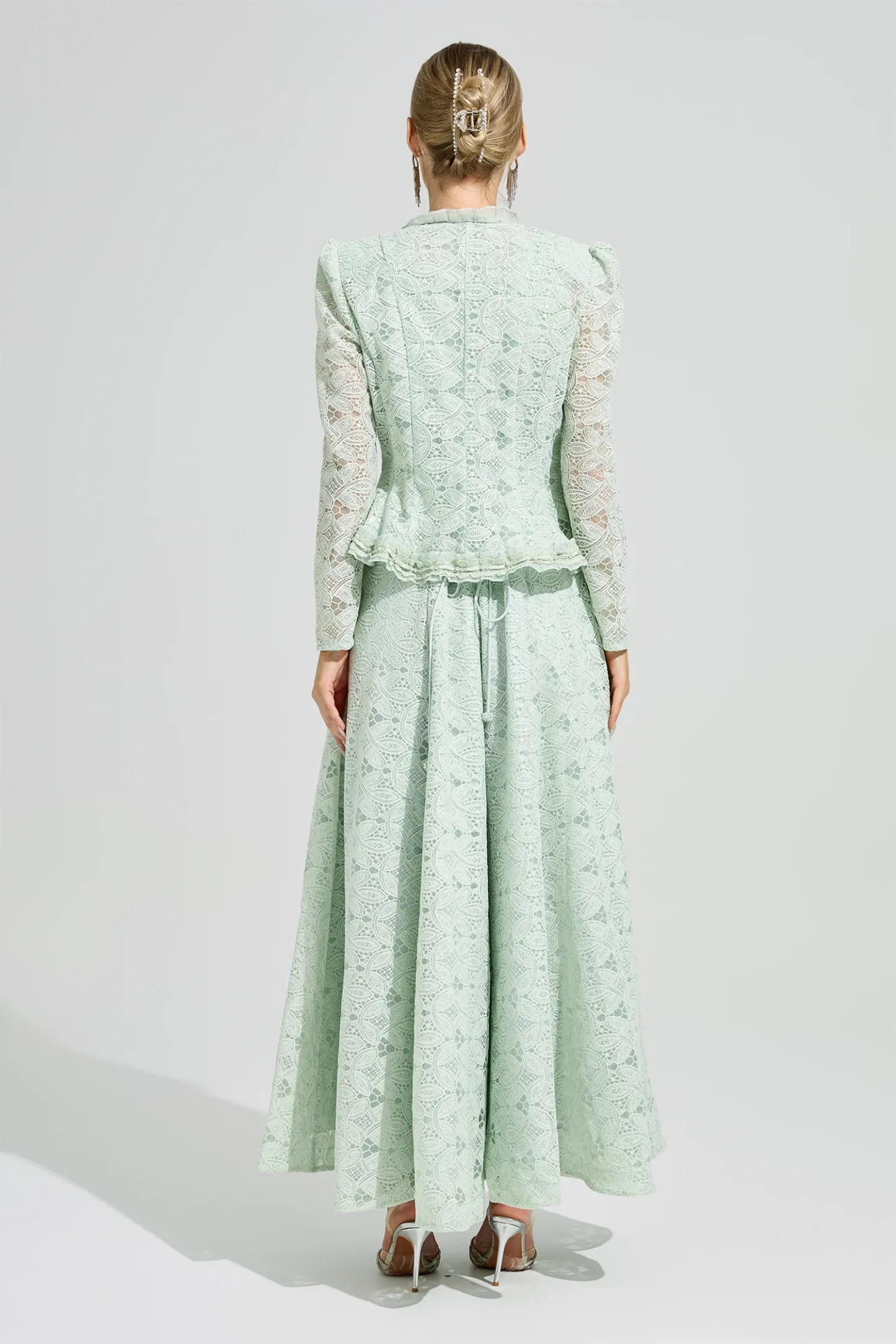 Maeve Green Lace Set
