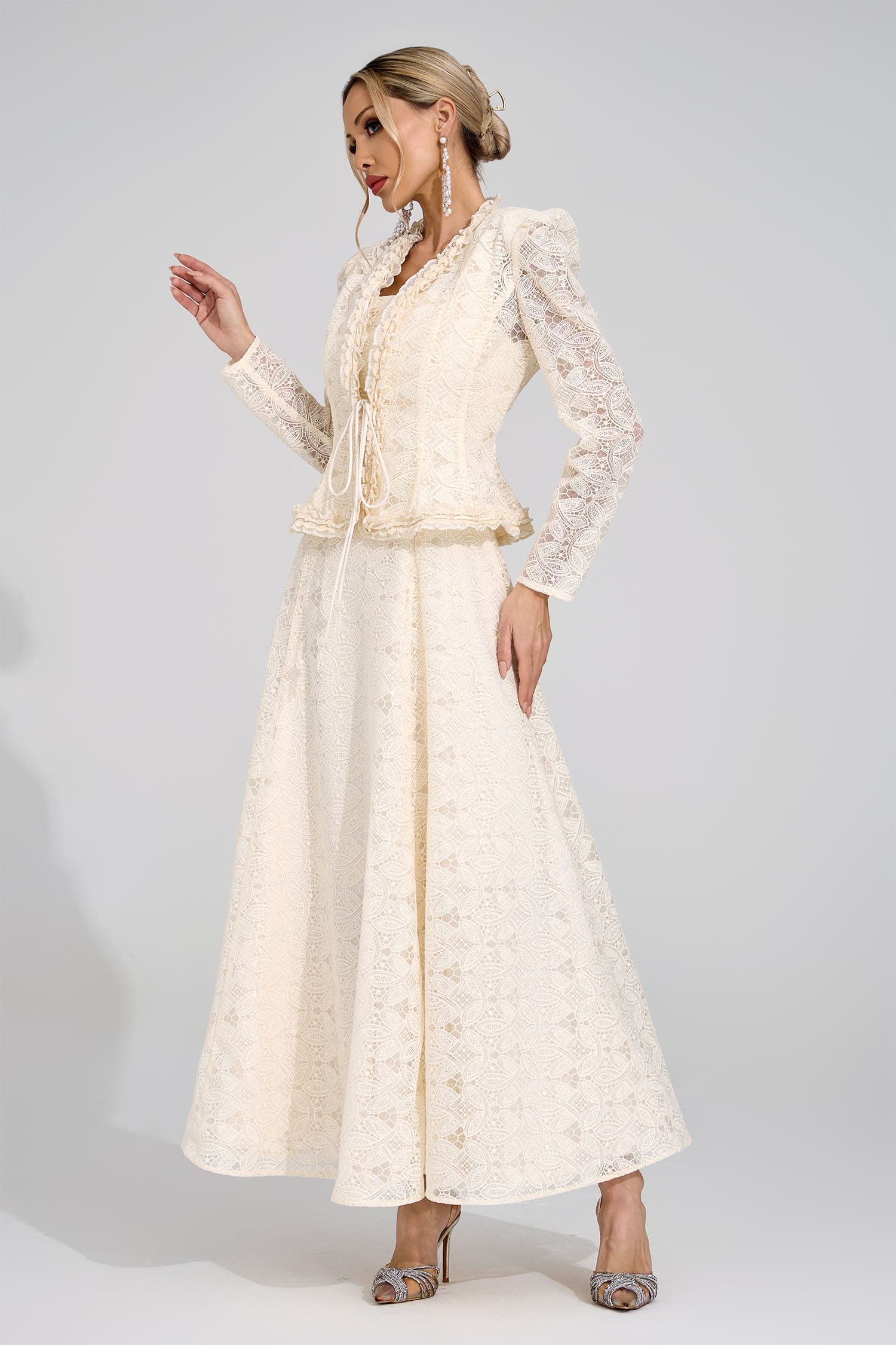 Maeve Ivory Lace Set