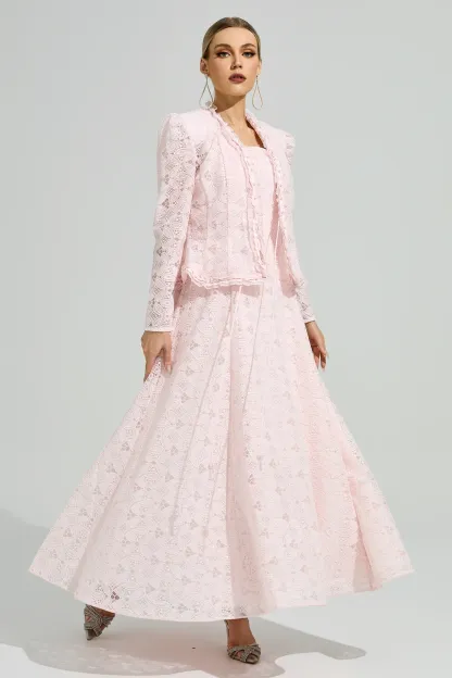 Maeve Pink Lace Set