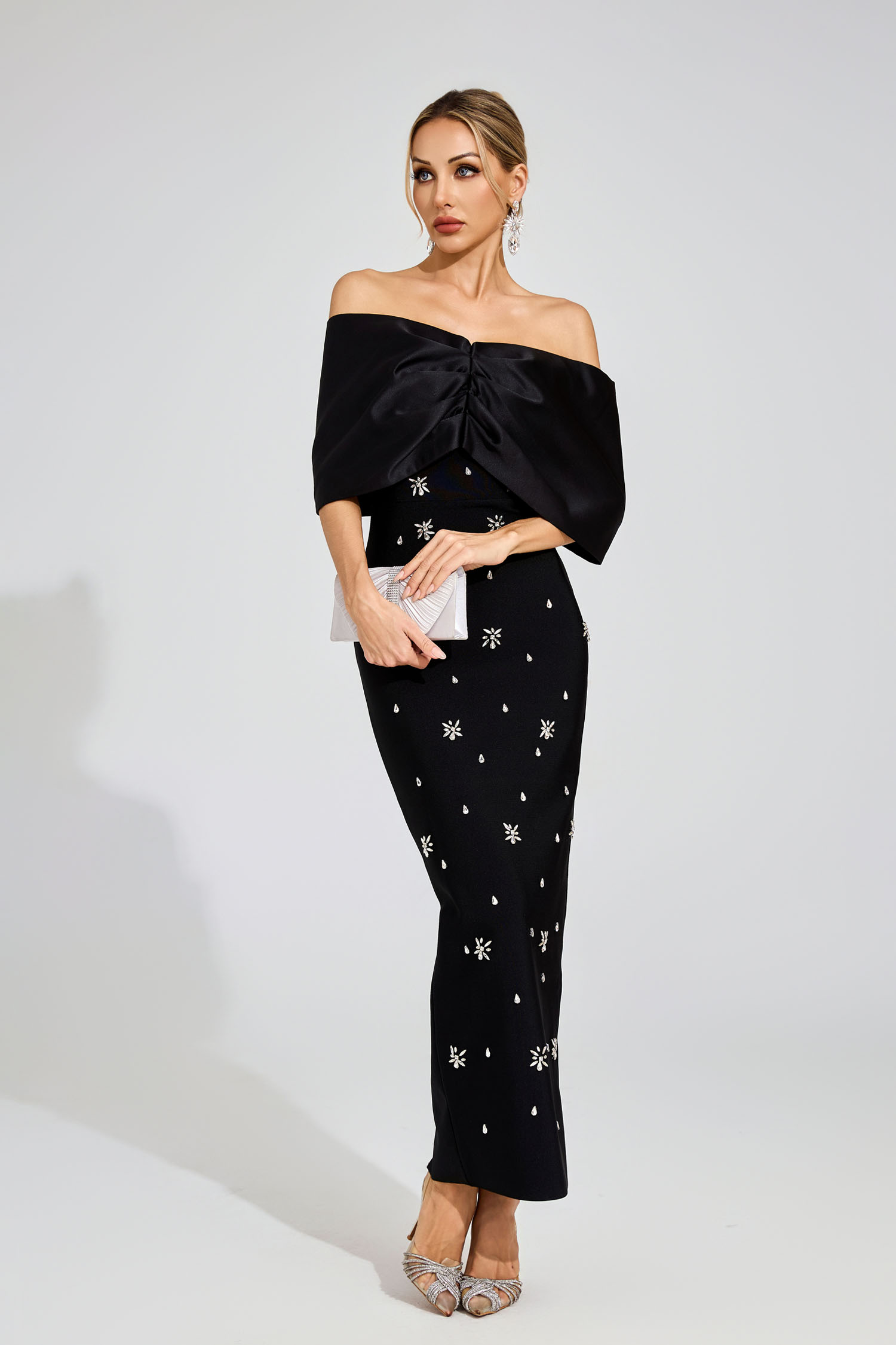 Pollitt Black Diamond Bandage Dress