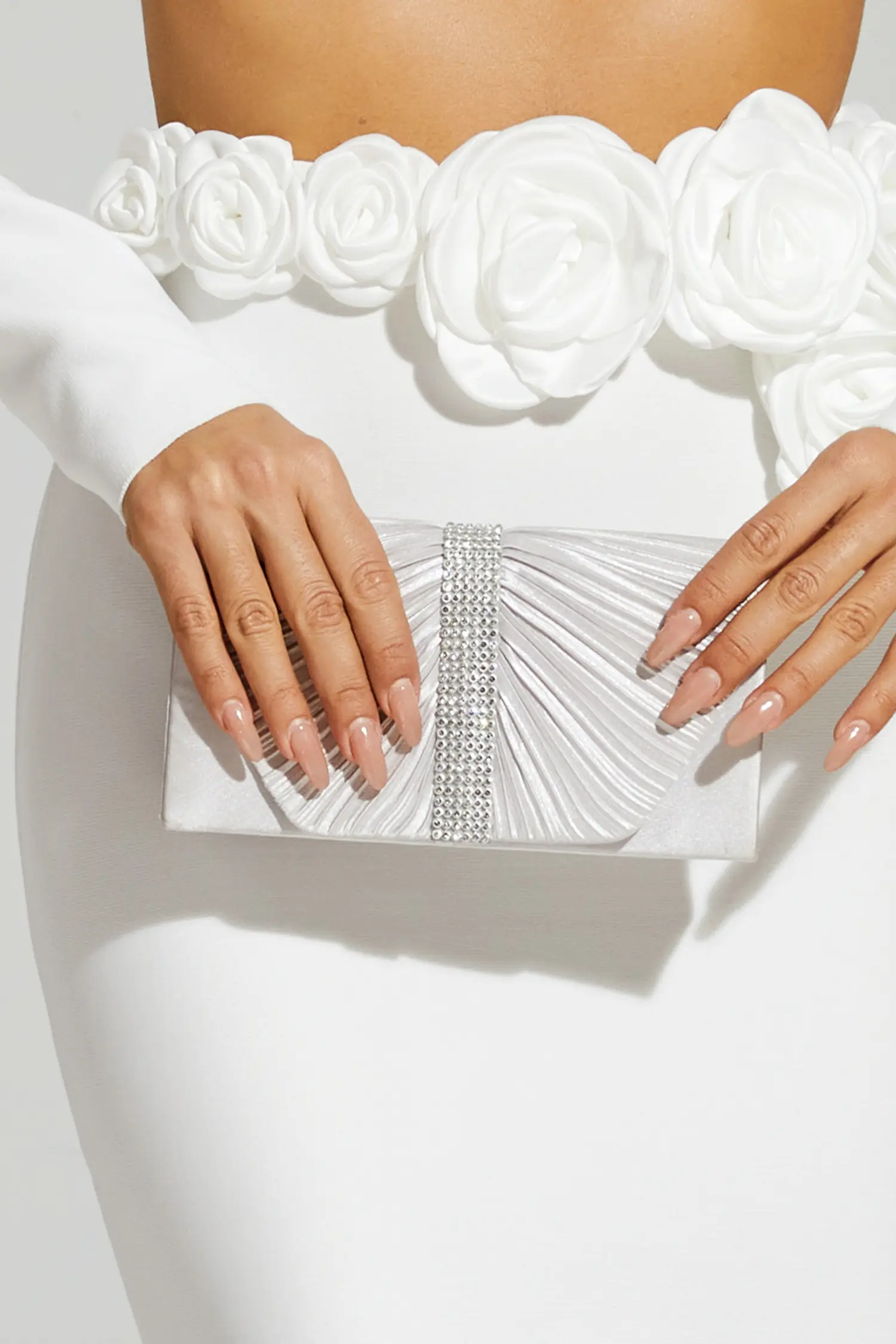 Curitis Silver Flap Bag