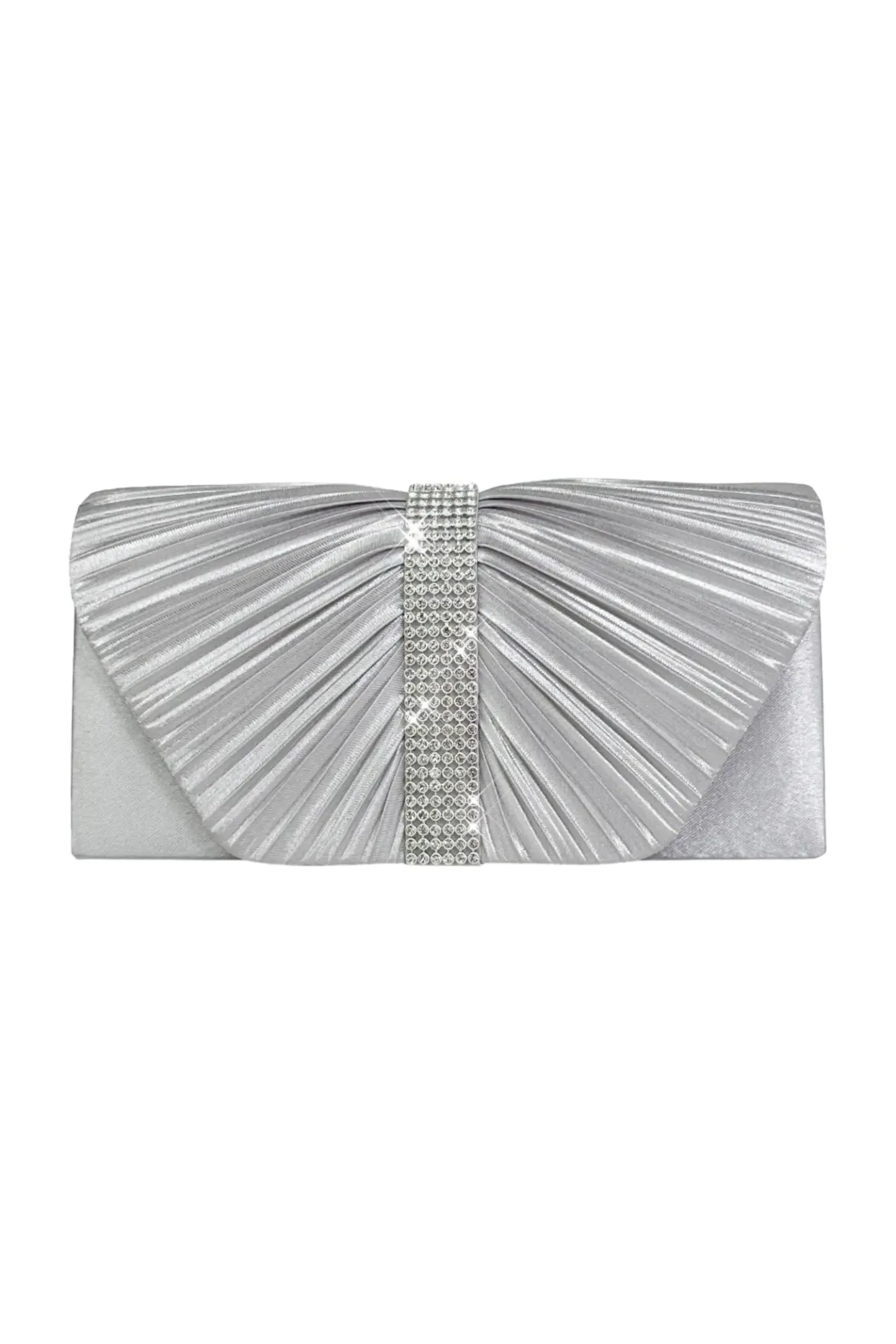 Curitis Silver Flap Bag
