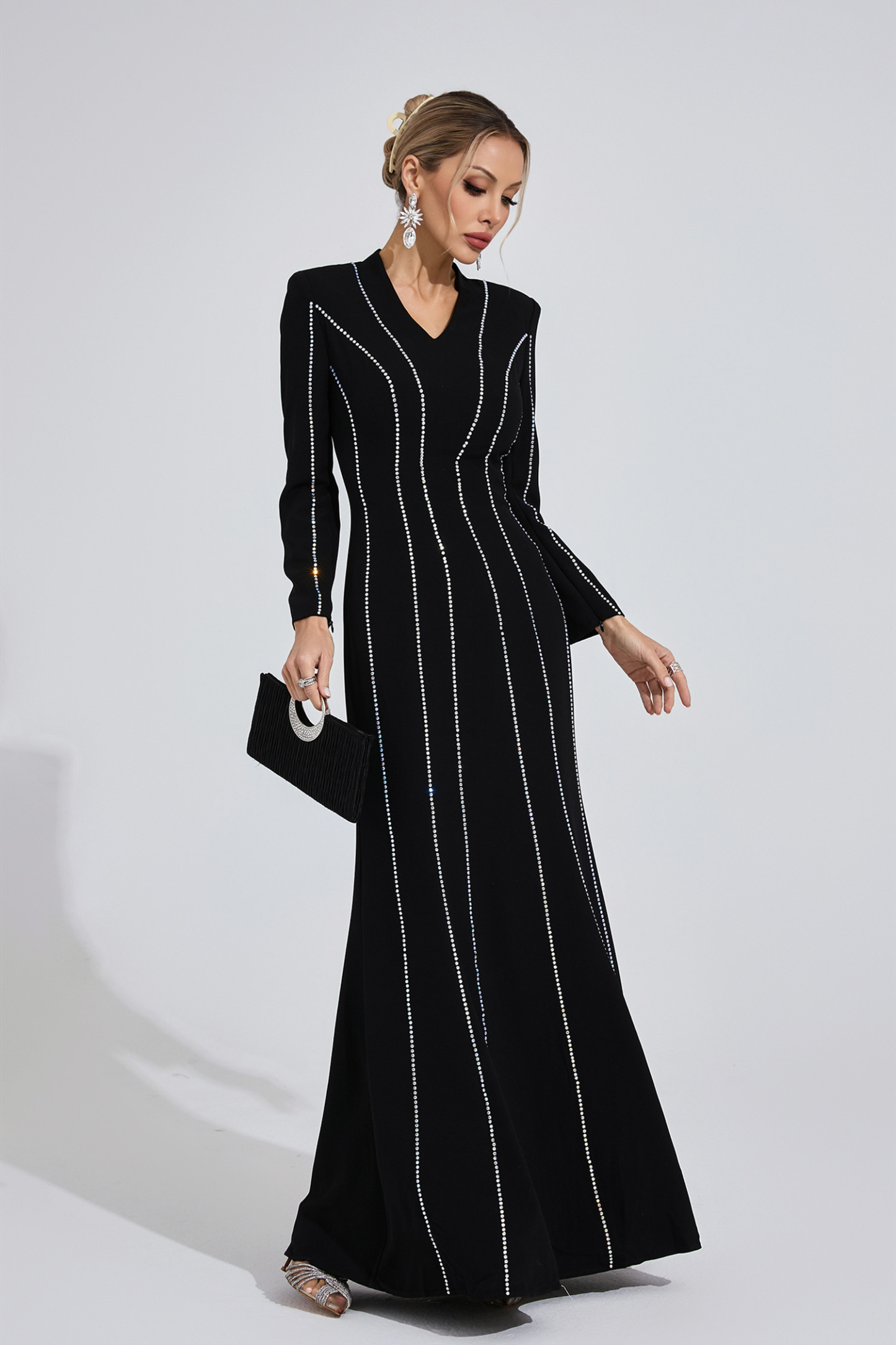 Well Black Diamond Maxi Dress