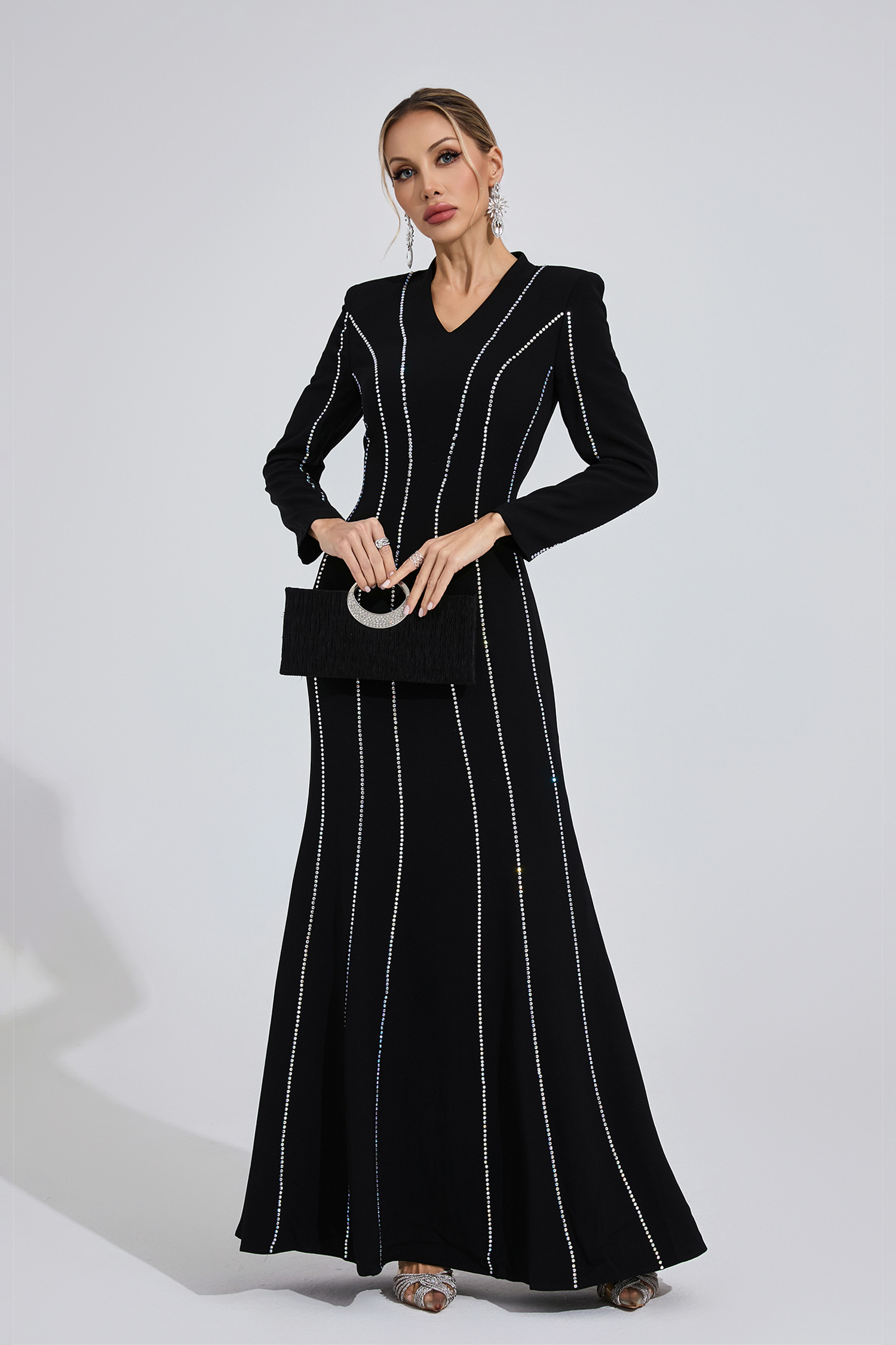 Well Black Diamond Maxi Dress