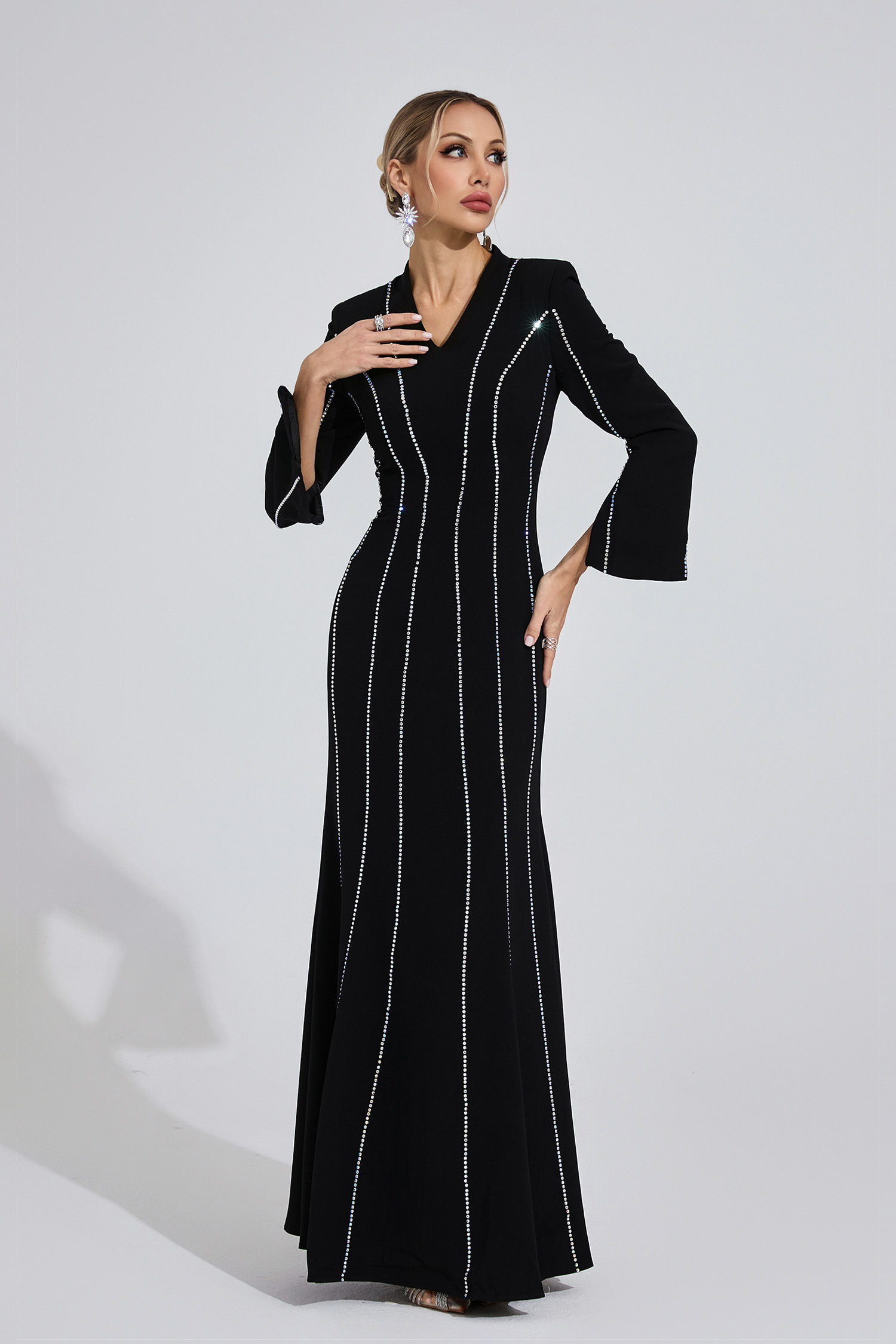 Well Black Diamond Maxi Dress