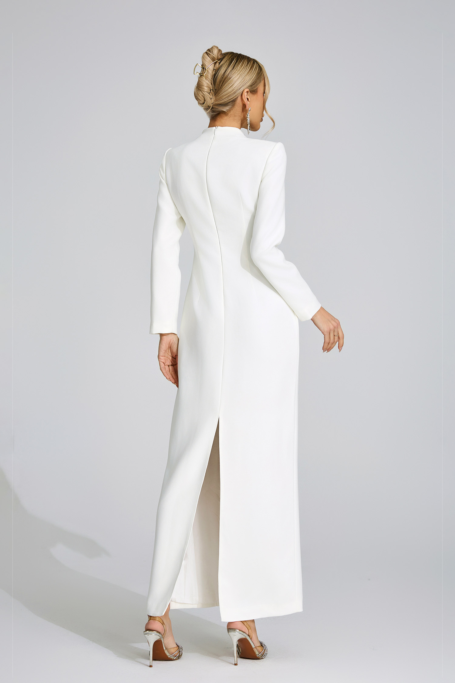 Shore White Diamond Maxi Dress