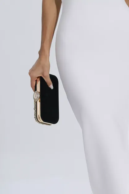 Malcolm Green Diamond Embellished Bag
