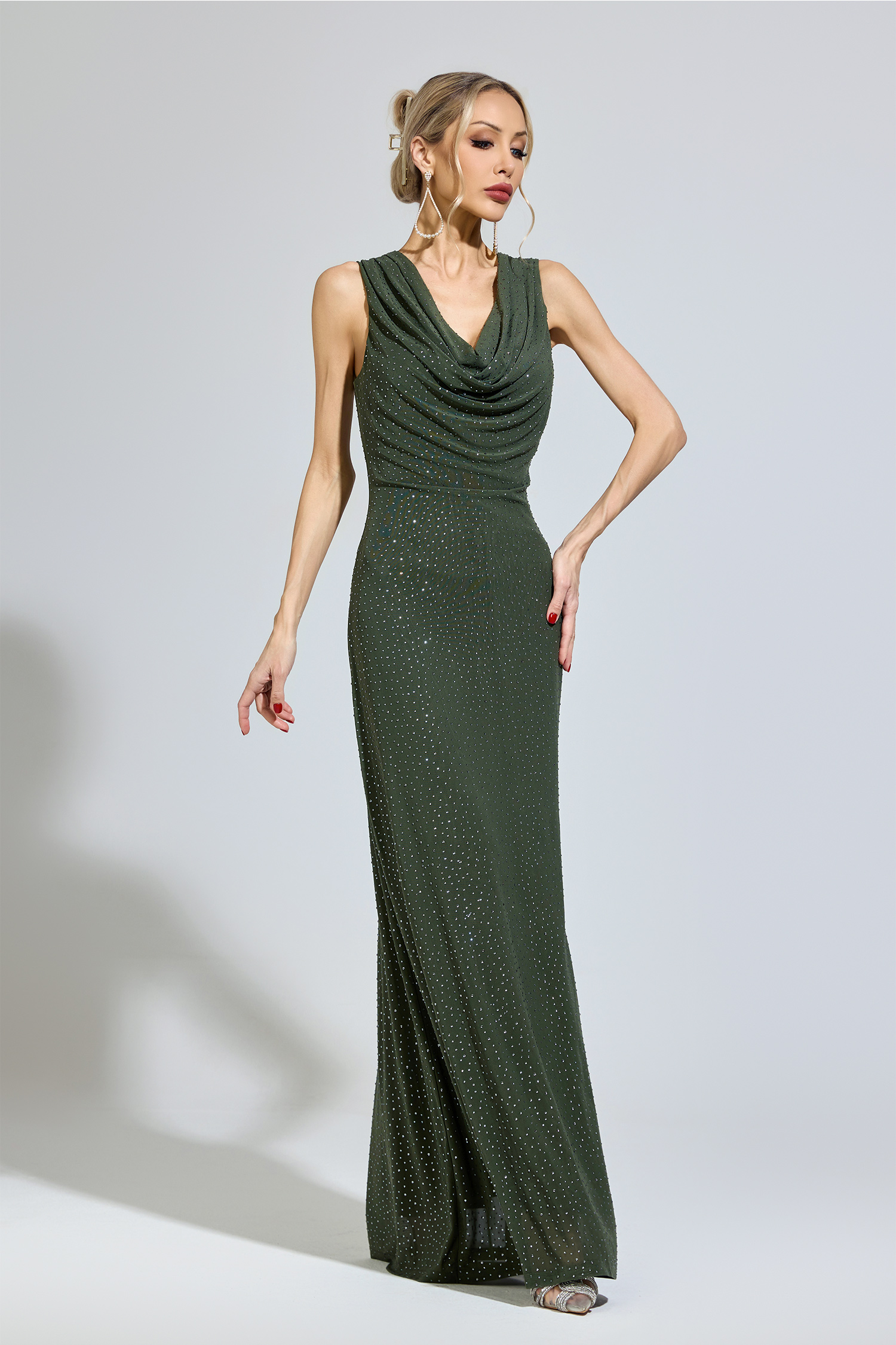 Ptolemy Green Diamond Formal Dress