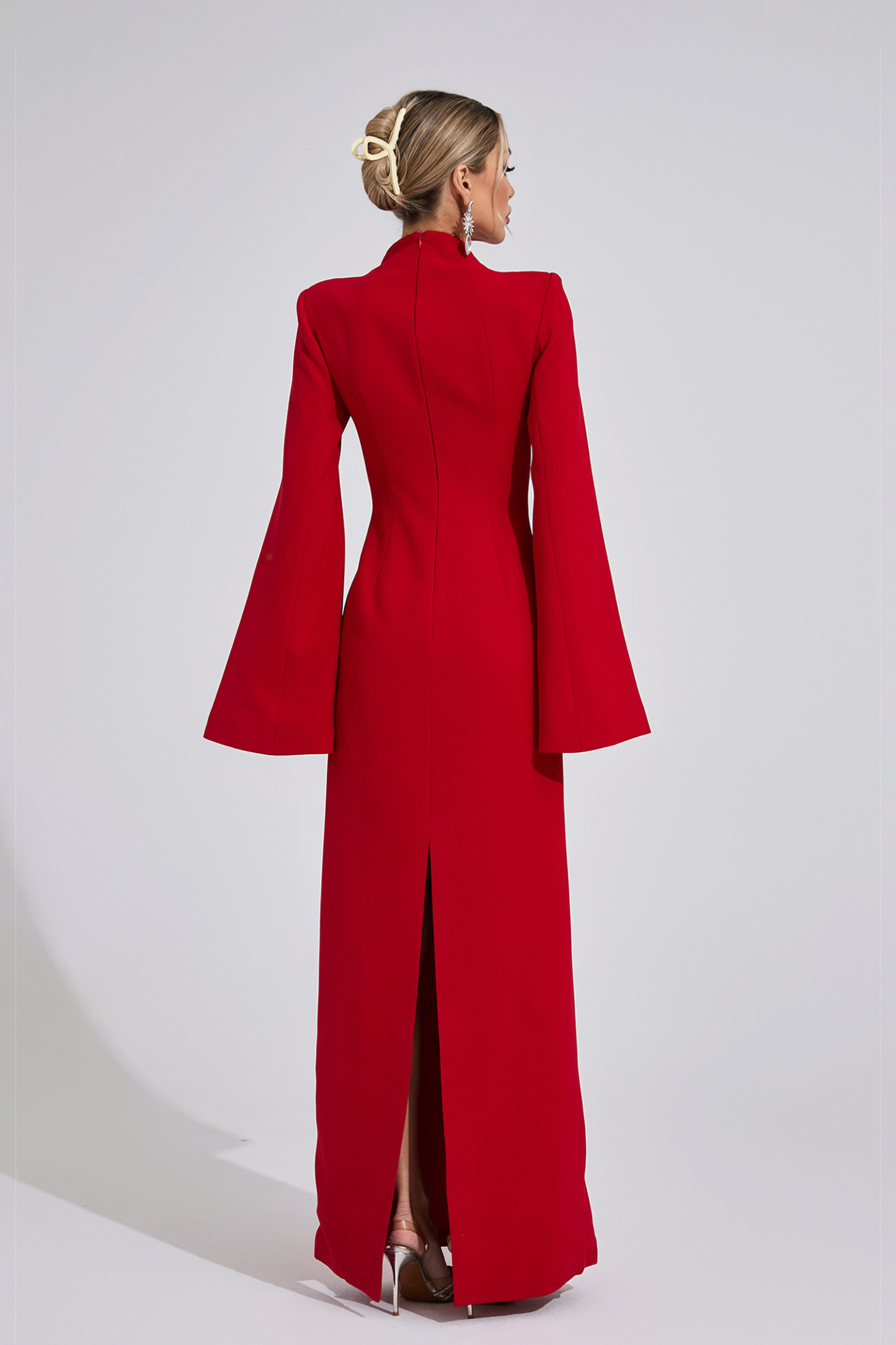 Rapids Red Diamond Maxi Dress