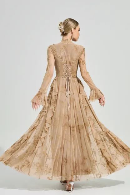 Copernicus Khaki Prom Dress