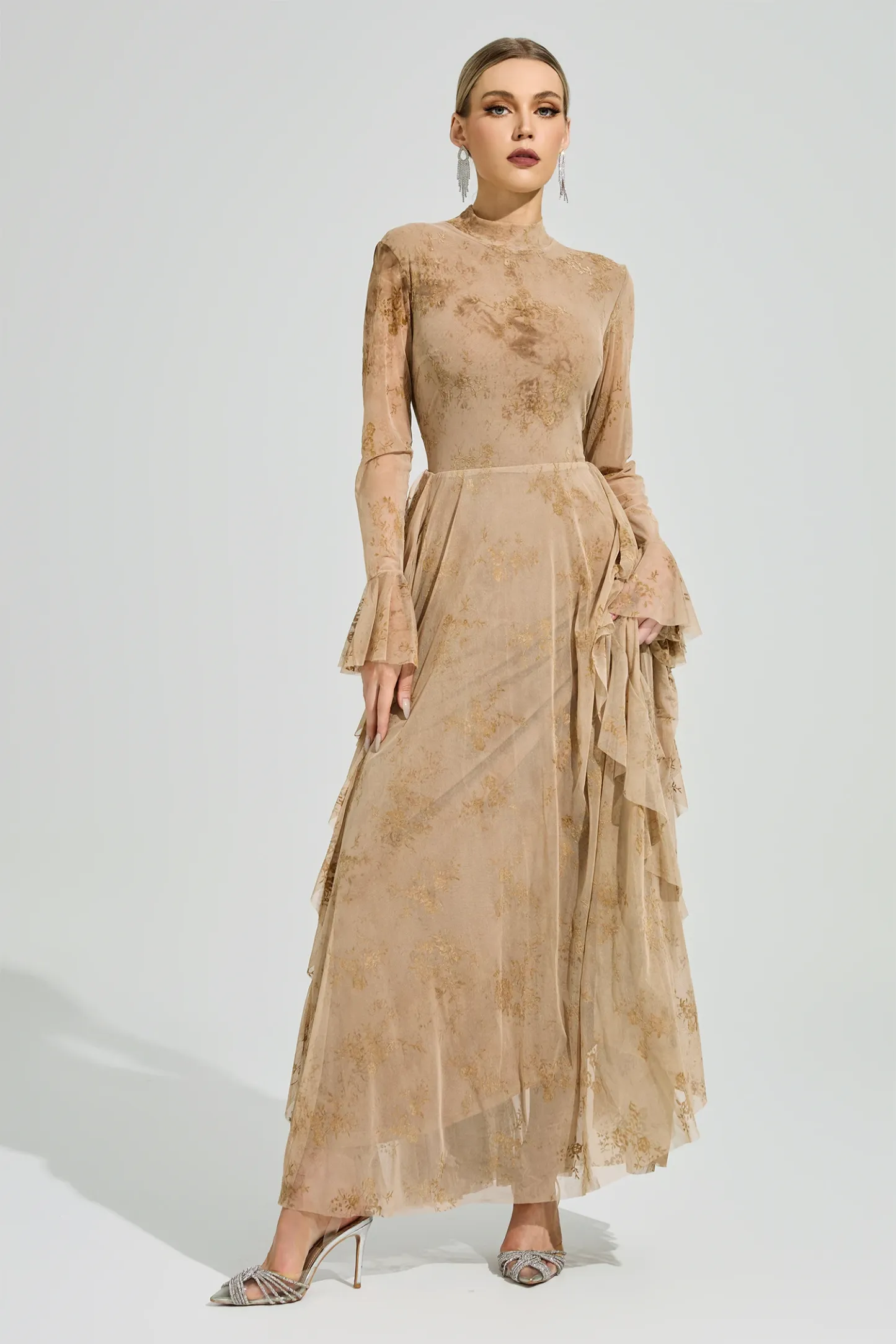 Copernicus Khaki Prom Dress