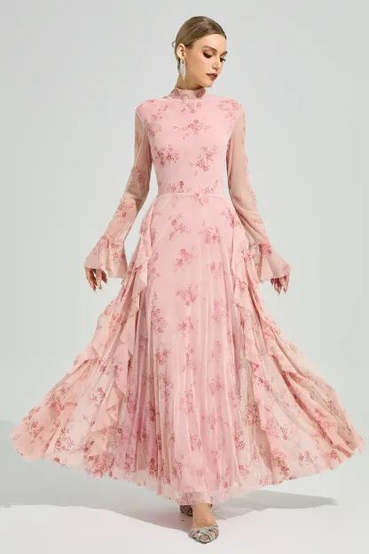 Copernicus Pink Prom Dress