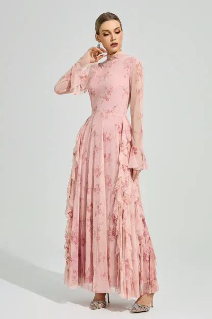 Copernicus Pink Prom Dress