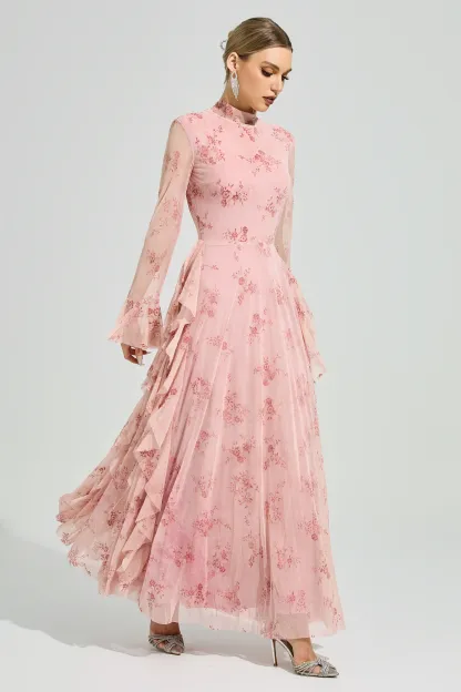 Copernicus Pink Prom Dress