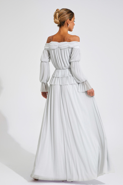 Catharine Grey Off Shoulder Dress