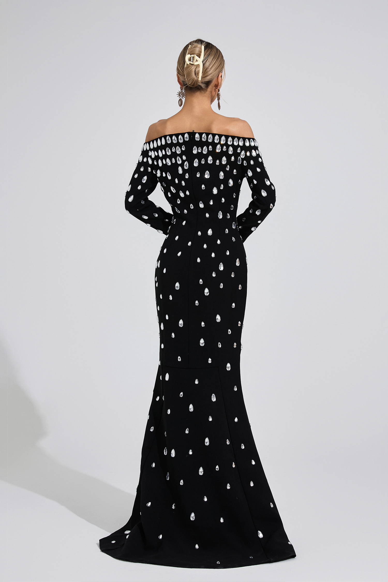 Channel Black Diamond Maxi Dress