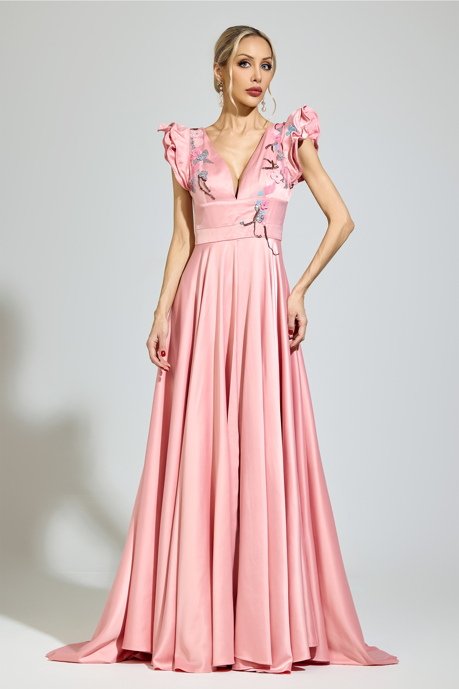 Conrad Pink Diamond Formal Dress