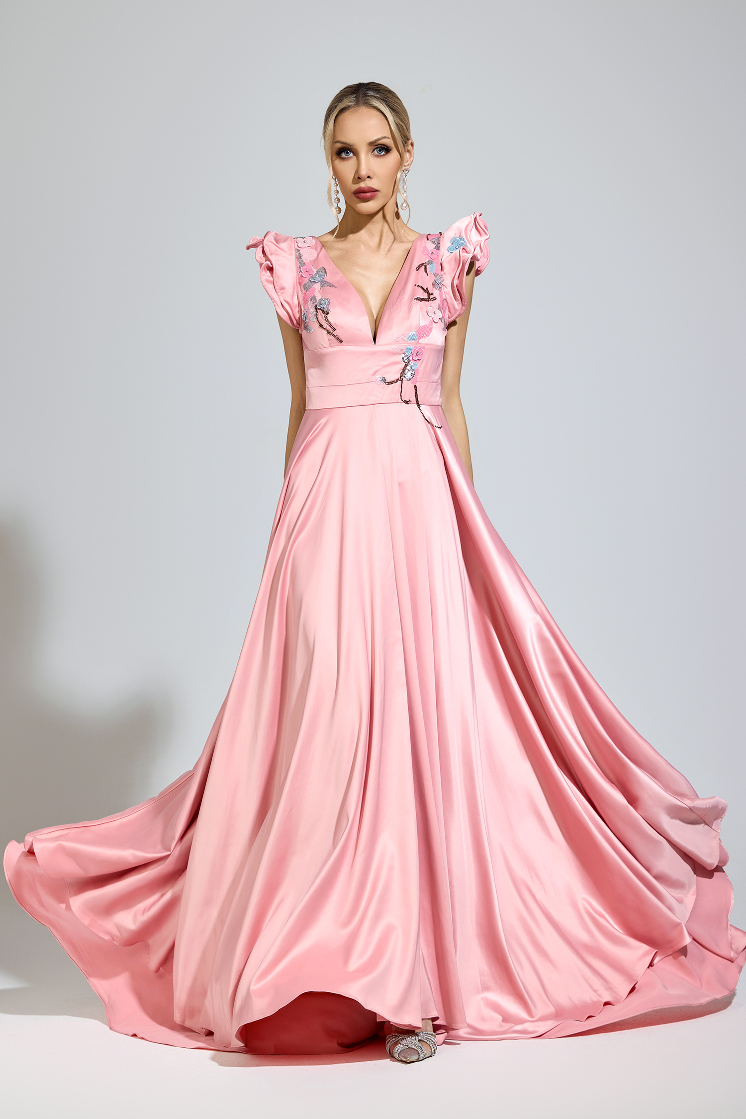 Conrad Pink Diamond Formal Dress