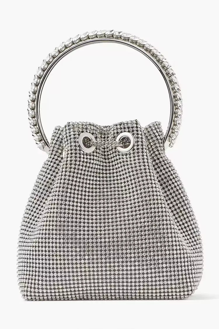 Horace Silver Crystal Embellished Bucket Bag