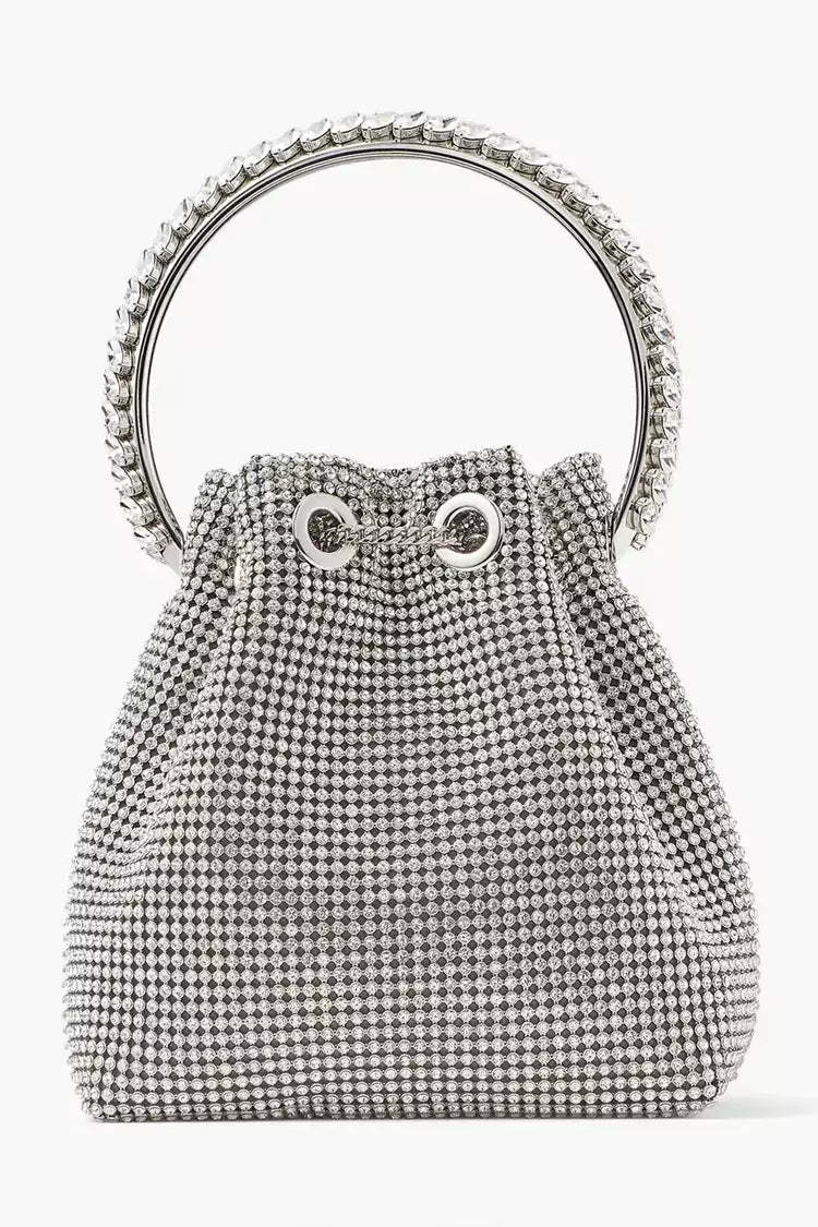 Horace Silver Crystal Embellished Bucket Bag