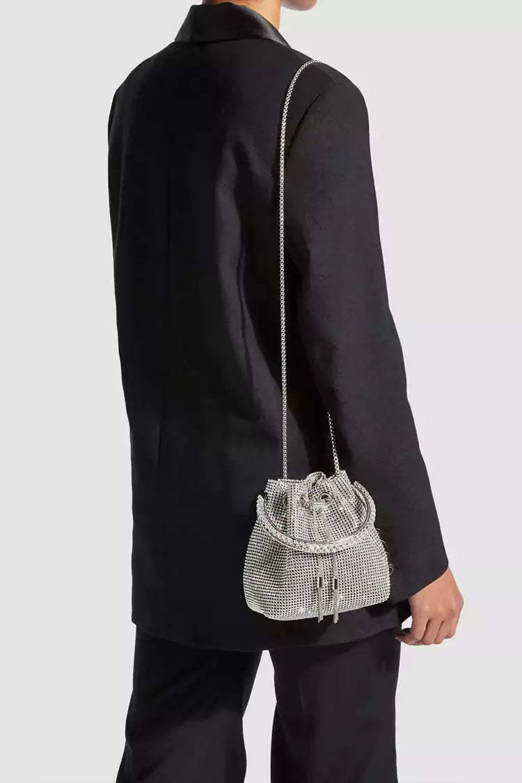 Horace Silver Crystal Embellished Bucket Bag