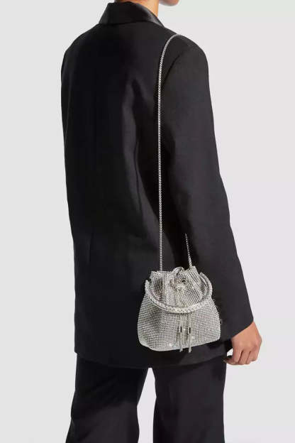 Horace Silver Crystal Embellished Bucket Bag