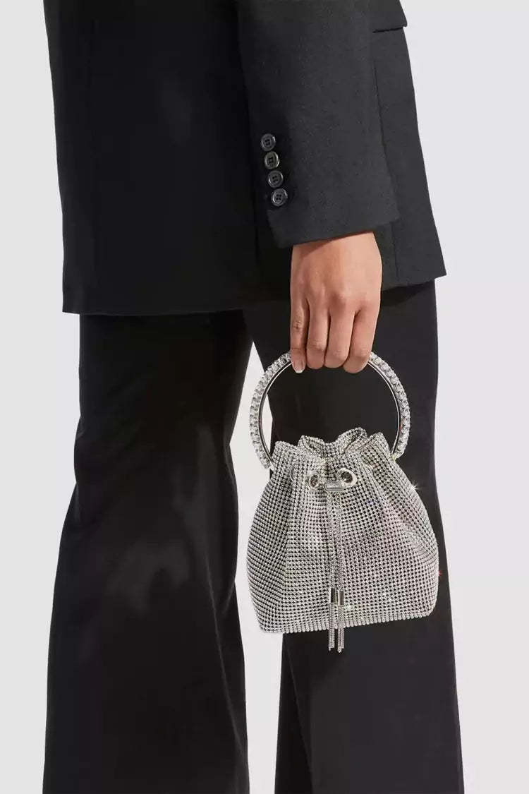 Horace Silver Crystal Embellished Bucket Bag