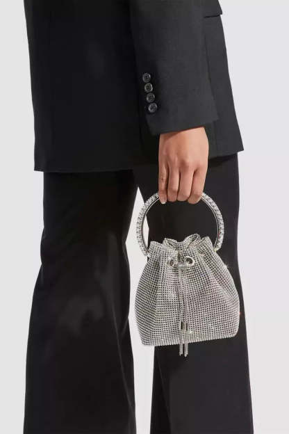 Horace Silver Crystal Embellished Bucket Bag