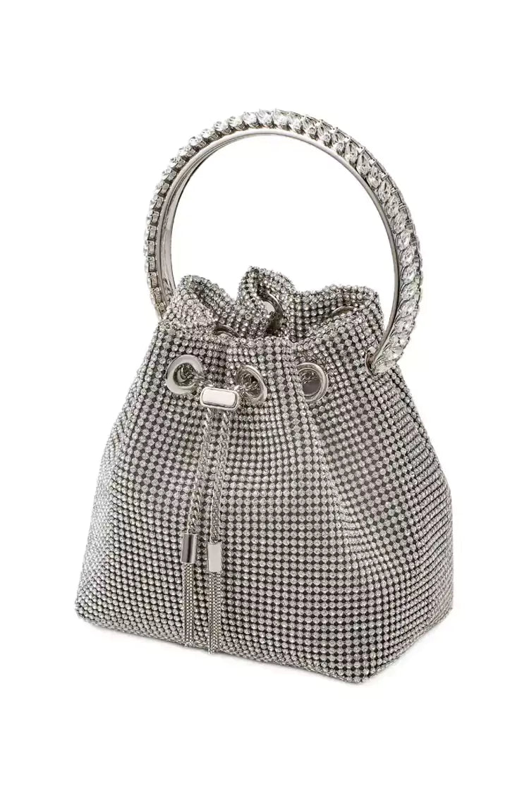 Horace Silver Crystal Embellished Bucket Bag