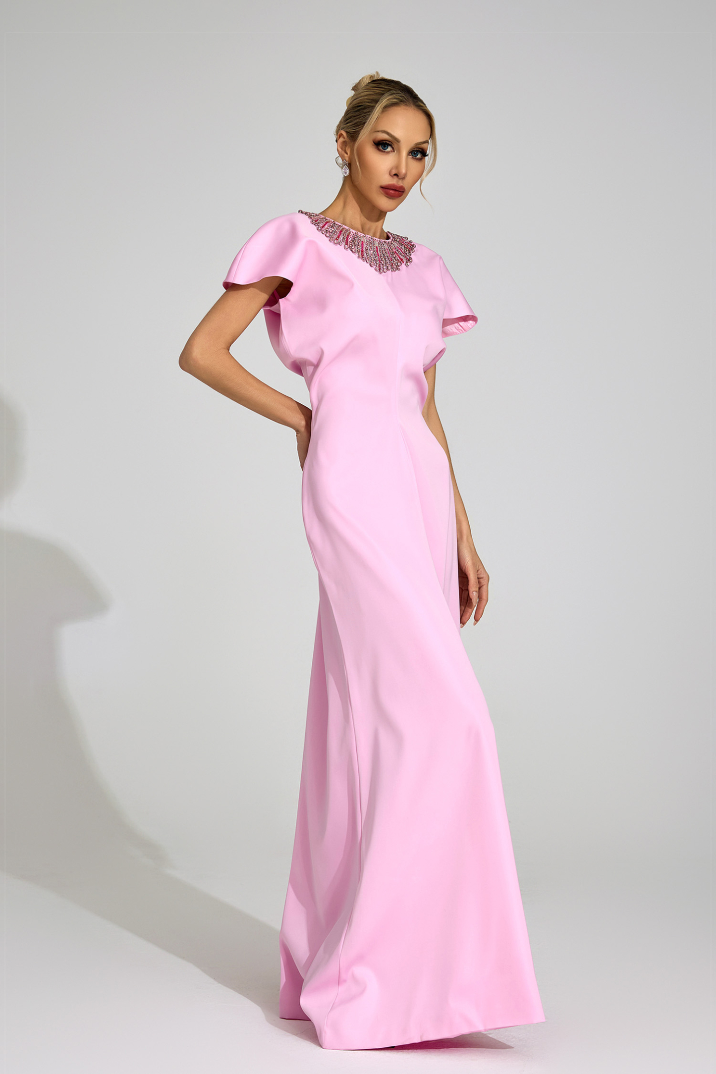 Flume Pink Diamond Maxi Dress