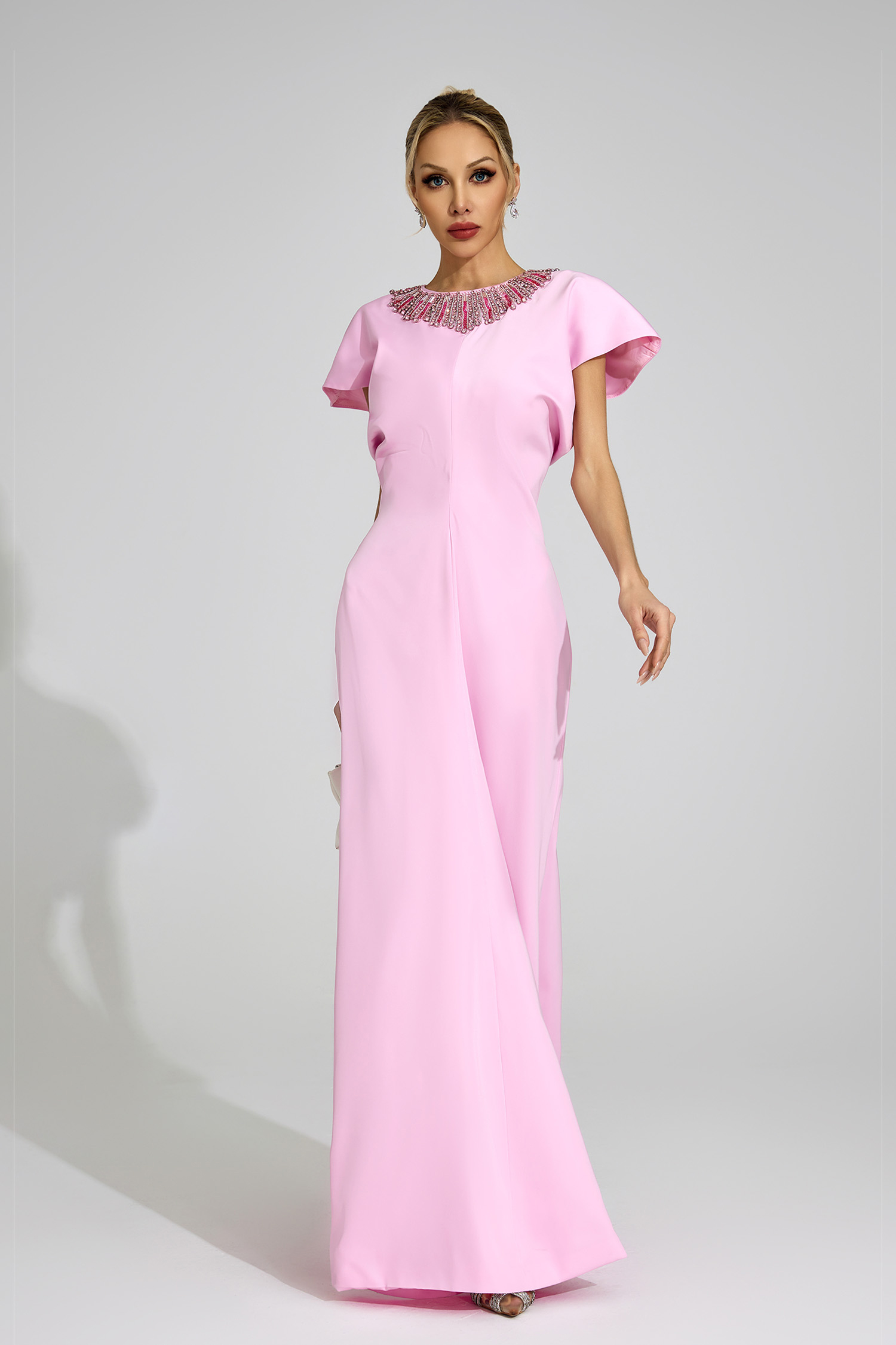 Flume Pink Diamond Maxi Dress