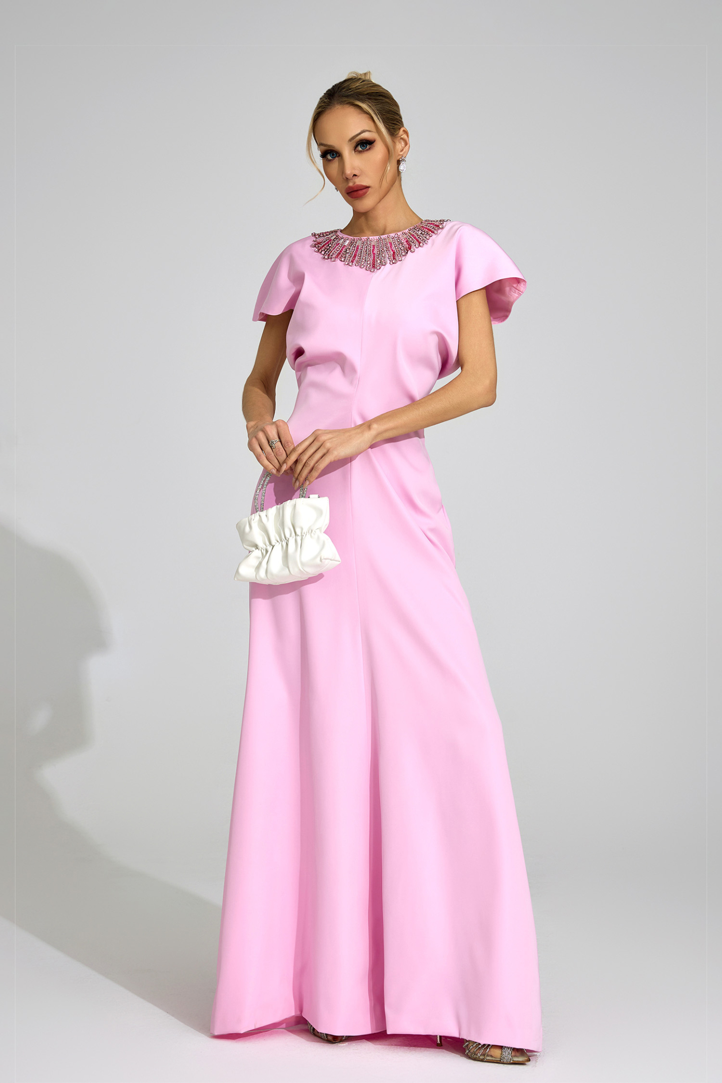 Flume Pink Diamond Maxi Dress