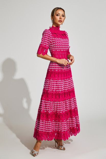 Eliot Red Cut Out Long Sleeve Dress