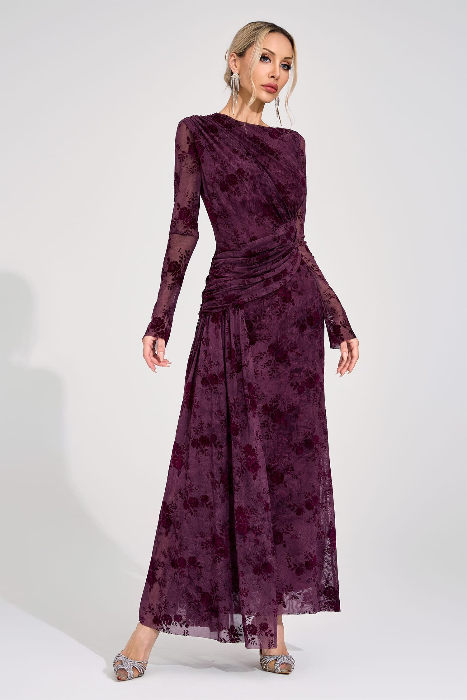 Virgil Sienna Printed Maxi Dress
