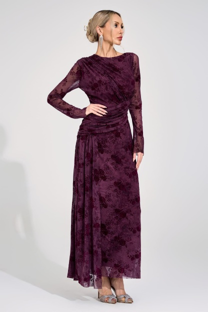 Virgil Sienna Printed Maxi Dress