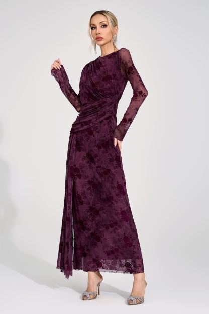 Virgil Sienna Printed Maxi Dress