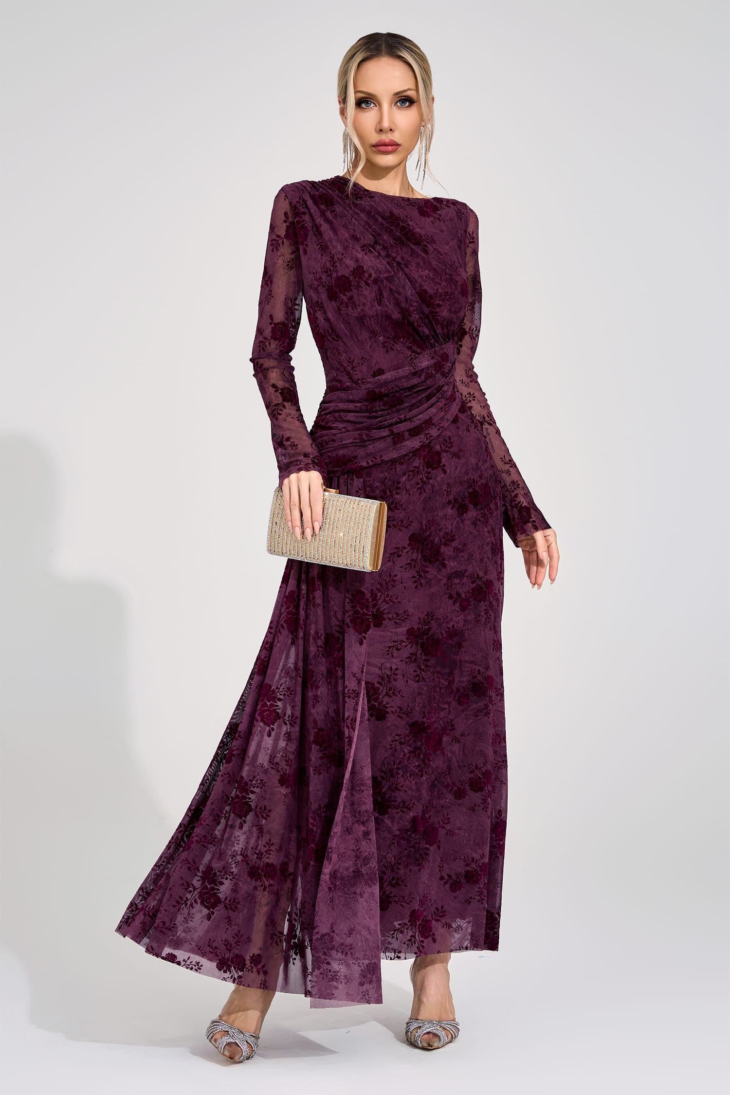 Virgil Sienna Printed Maxi Dress