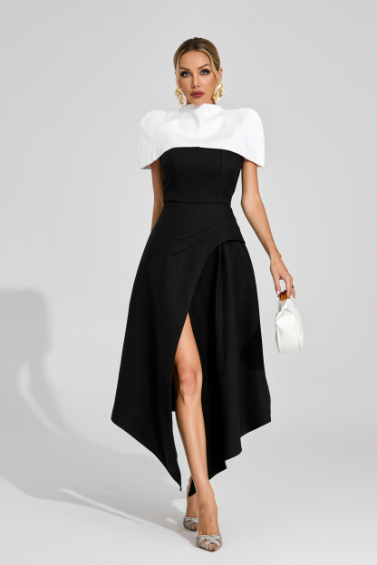 Dempsey Black Slip Dress