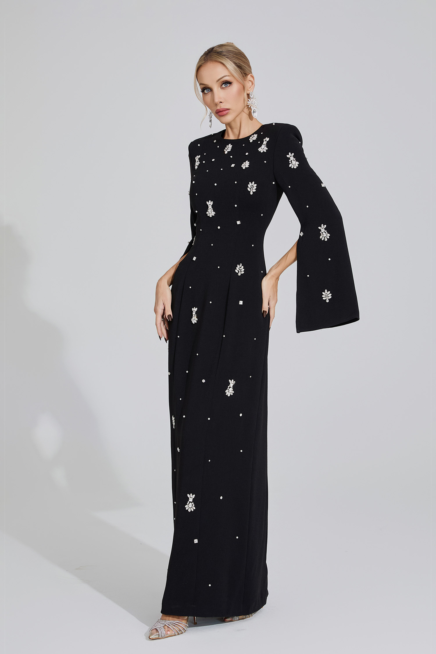Marsh Black Diamond Maxi Dress