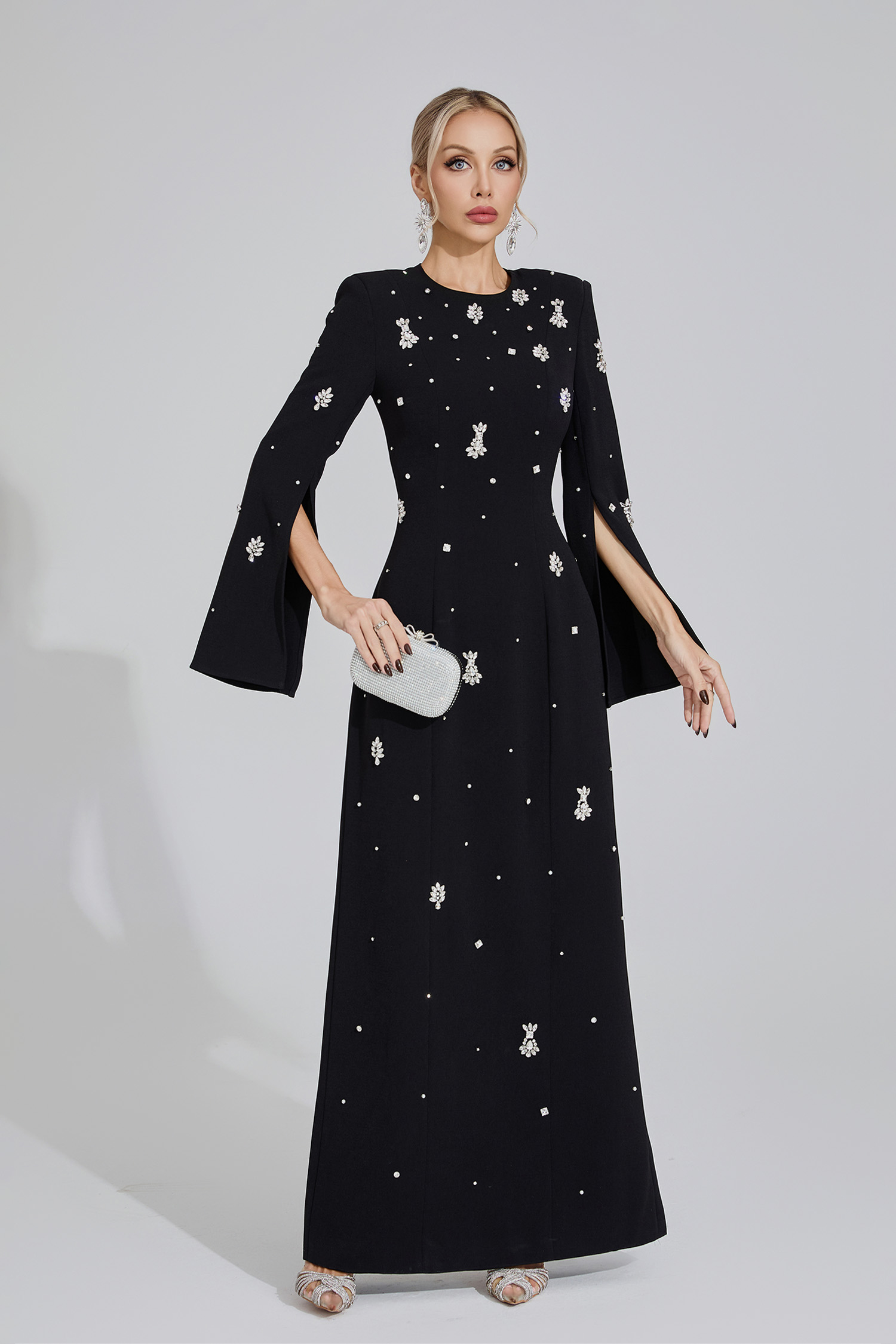 Marsh Black Diamond Maxi Dress