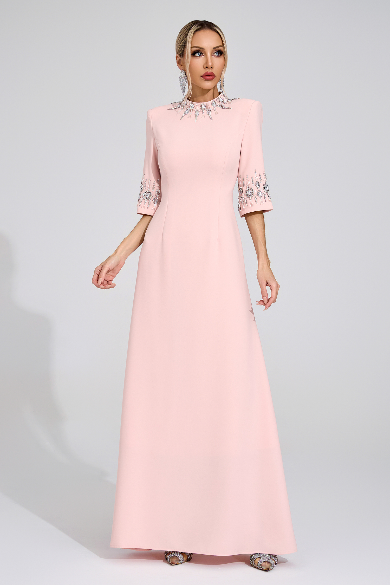 Victoria Pink Diamond Maxi Dress